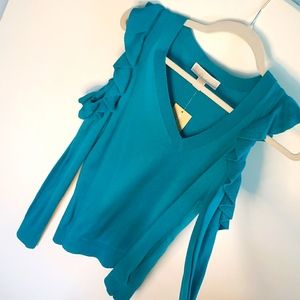 Michael Kors Turquoise/Teal Sweater Size Small